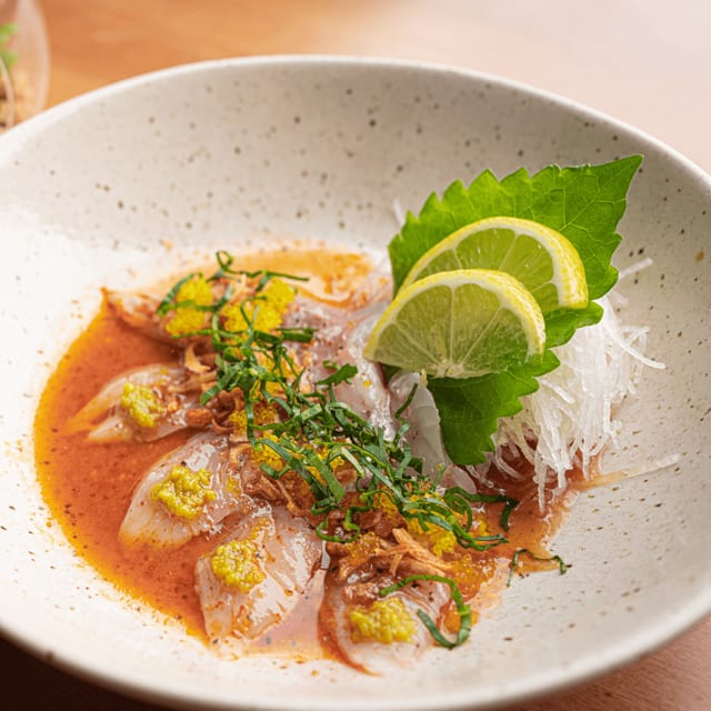 Loup De Mer Carpaccio*.