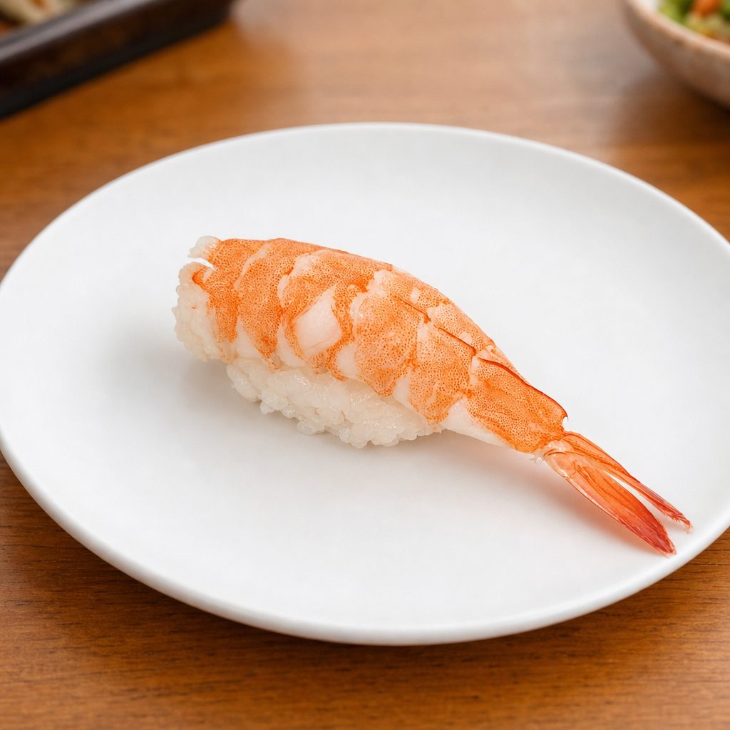 Shrimp Ebi Nigiri.