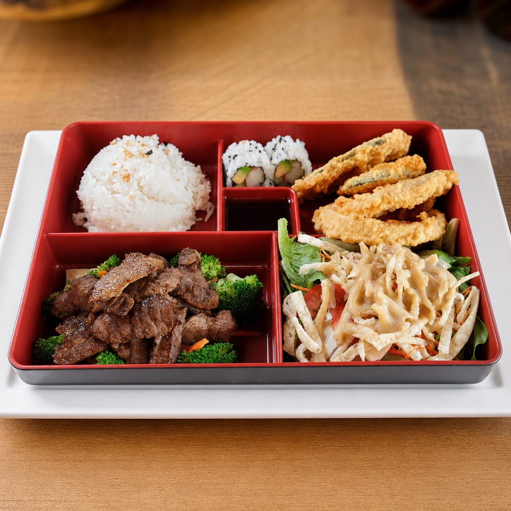 Beef & Broc Bento.