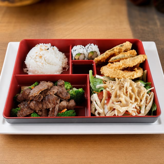 Beef & Broc Bento.