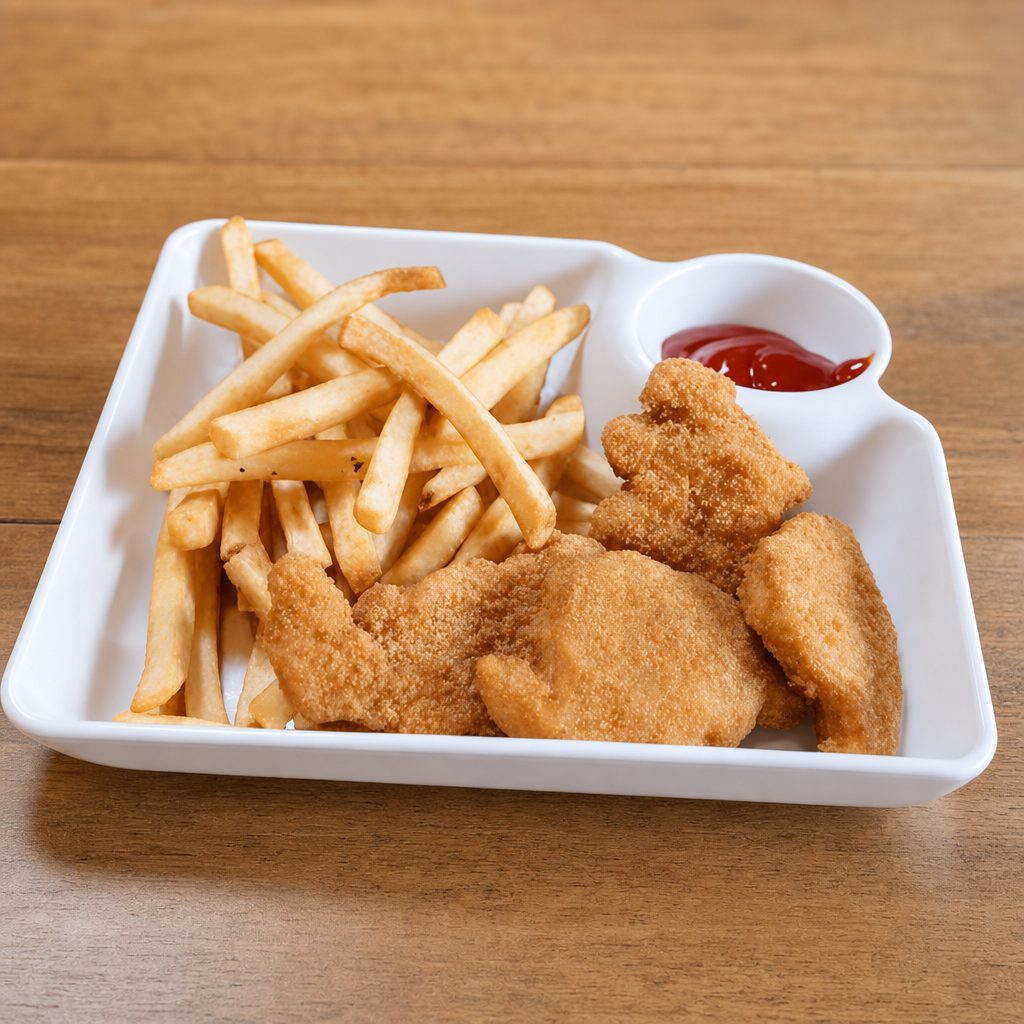 Kid's Plate - Dino Nuggets.