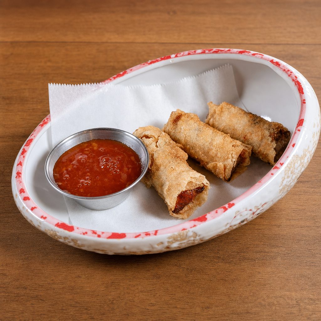 Crispy Springrolls.