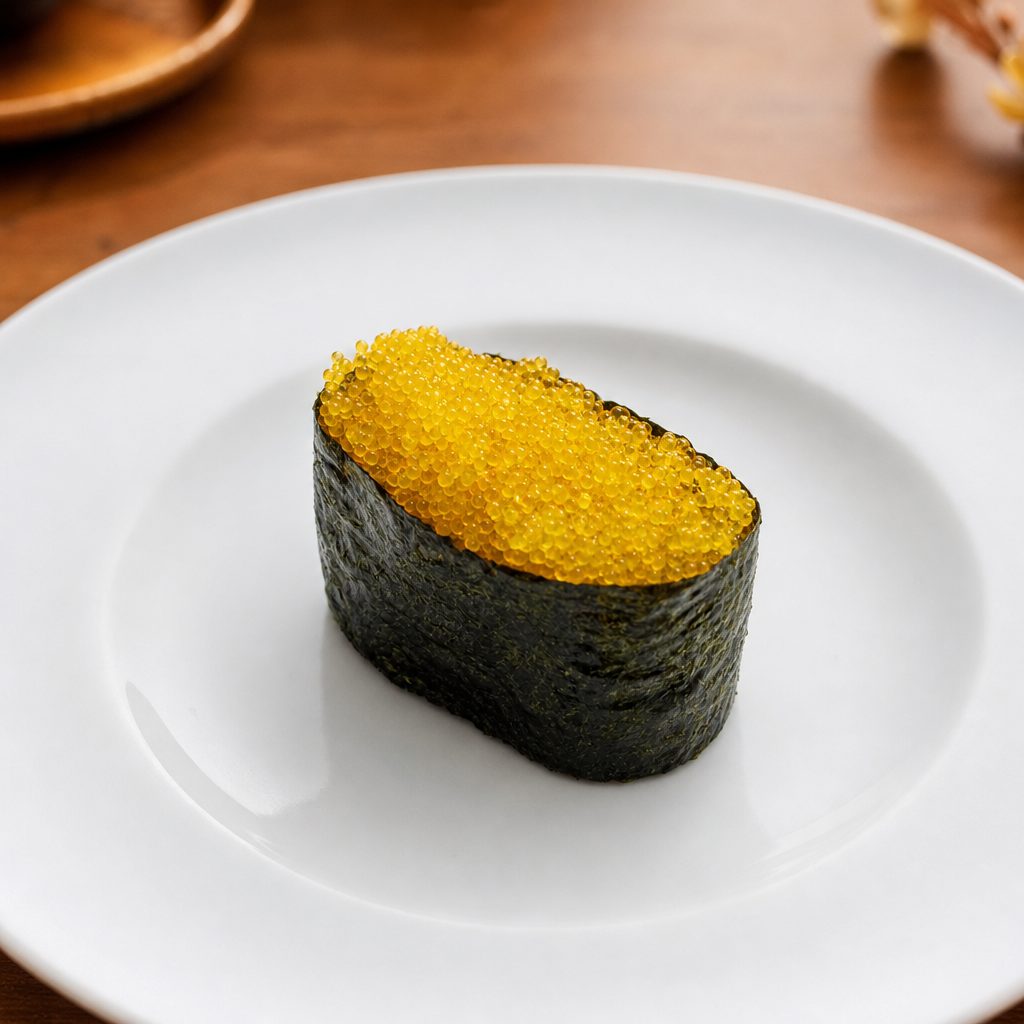 Yuzu Tobiko Nigiri.