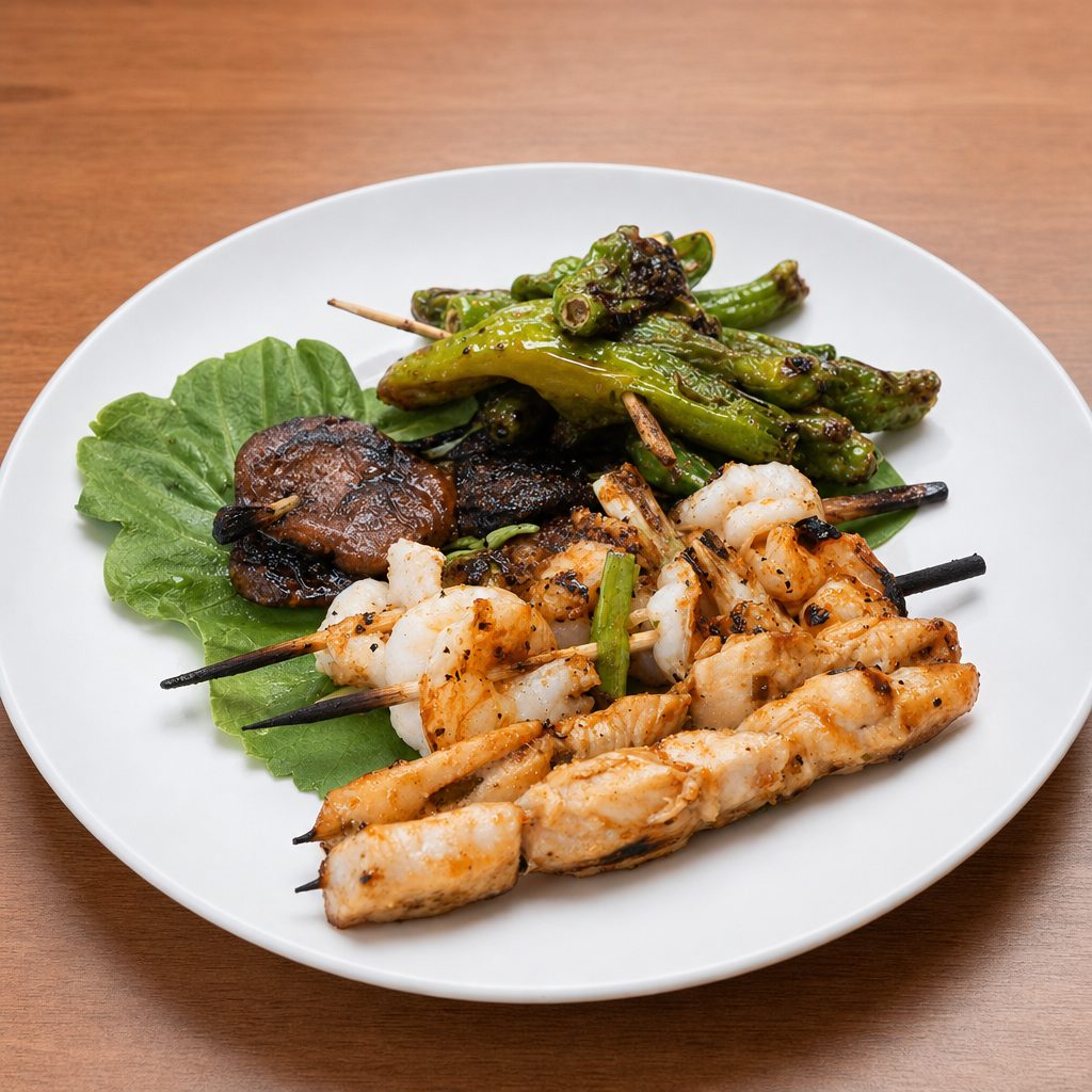 Robata Grilled Skewers.