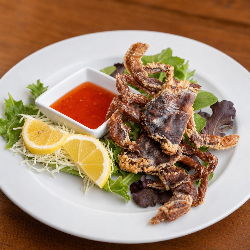 Soft Shell Crab Appetizer.