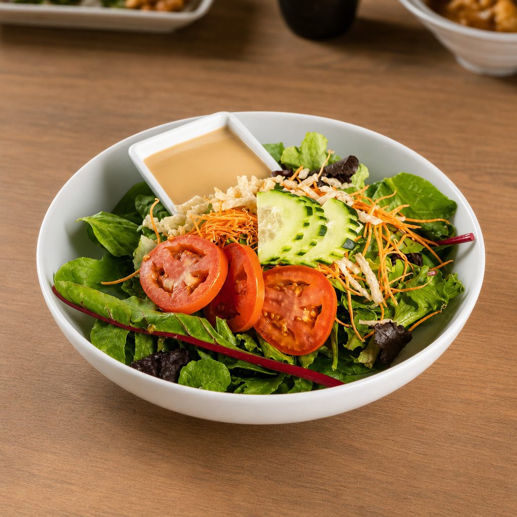 Lunch Salad & Miso Soup.