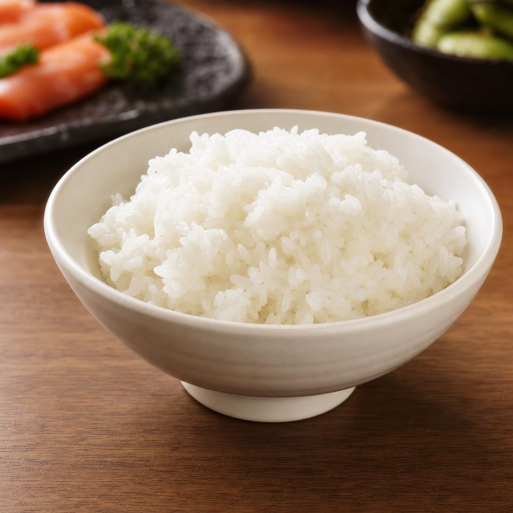 Steamed Rice.