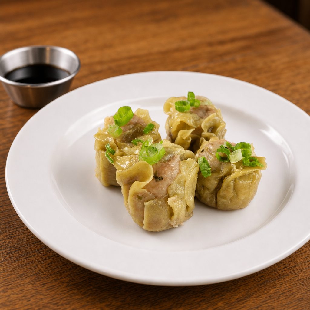 Wasabi Pork Shumai.