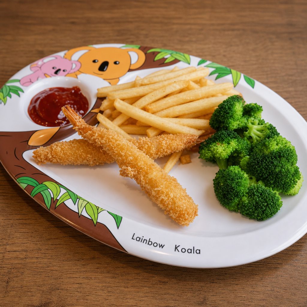 Kid's Plate - Shrimp Tempura.