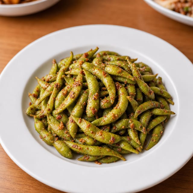 Spicy Garlic Edamame Party Tray.