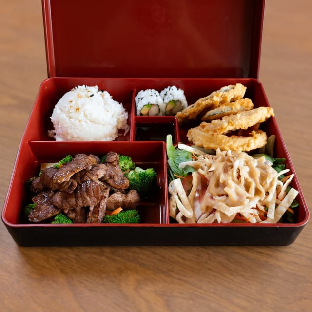 Beef & Broc Bento.