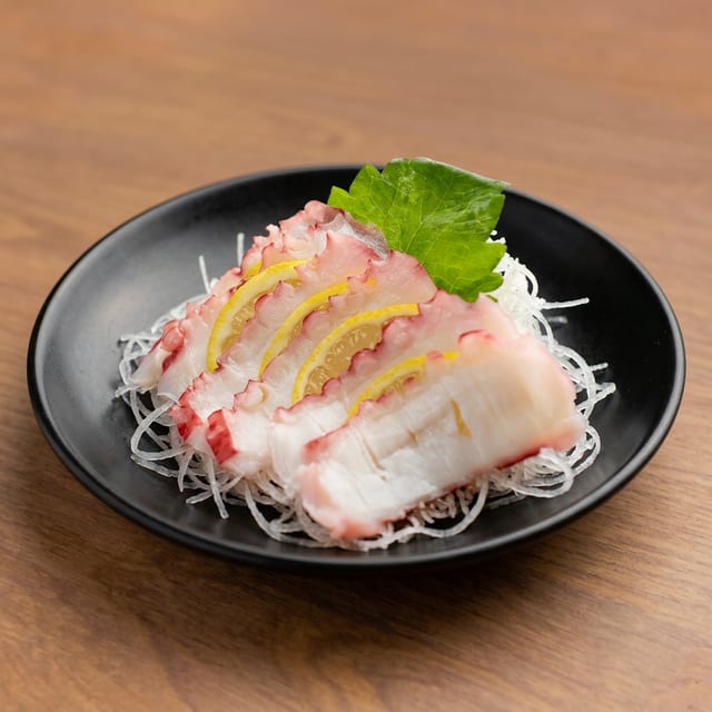 Octopus Sashimi.