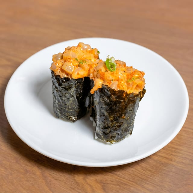 Chopped Scallop Nigiri.