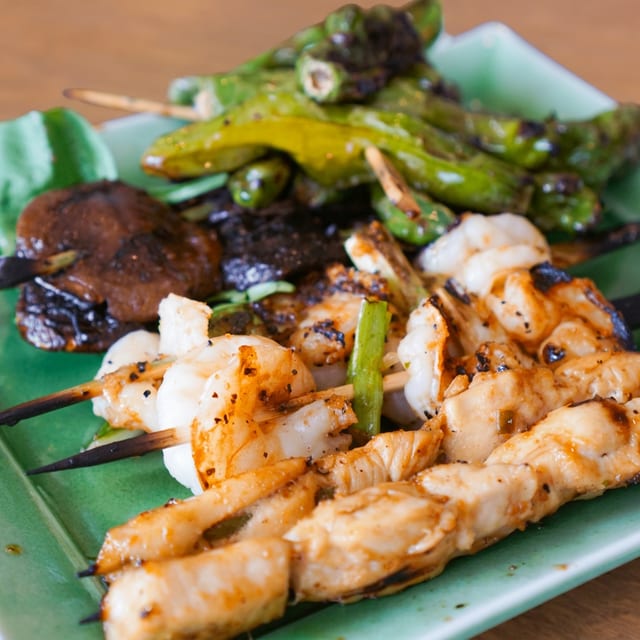 Robata Grilled Skewers.