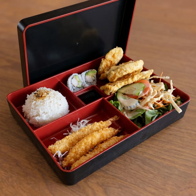 Shrimp Tempura Bento.