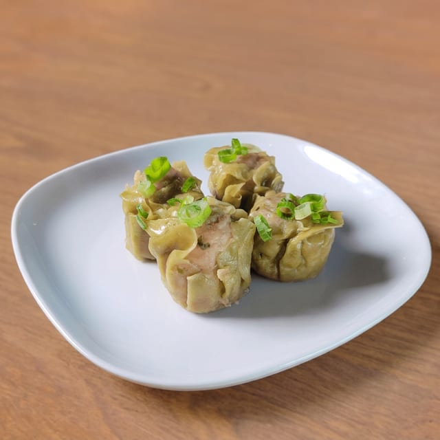 Wasabi Pork Shumai.